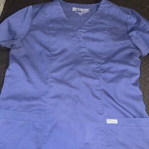 Grey's Anatomy Scrub Top in Navy Blue